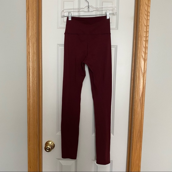 Sezane EPS Mauve Pink High Waisted Leggings Size XS - Picture 8 of 12